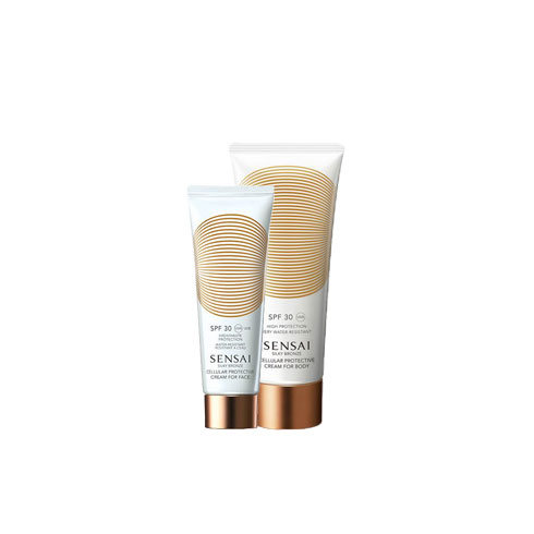 beautyfusion.sensai.silkybronze.faceandbody.duo.spf30